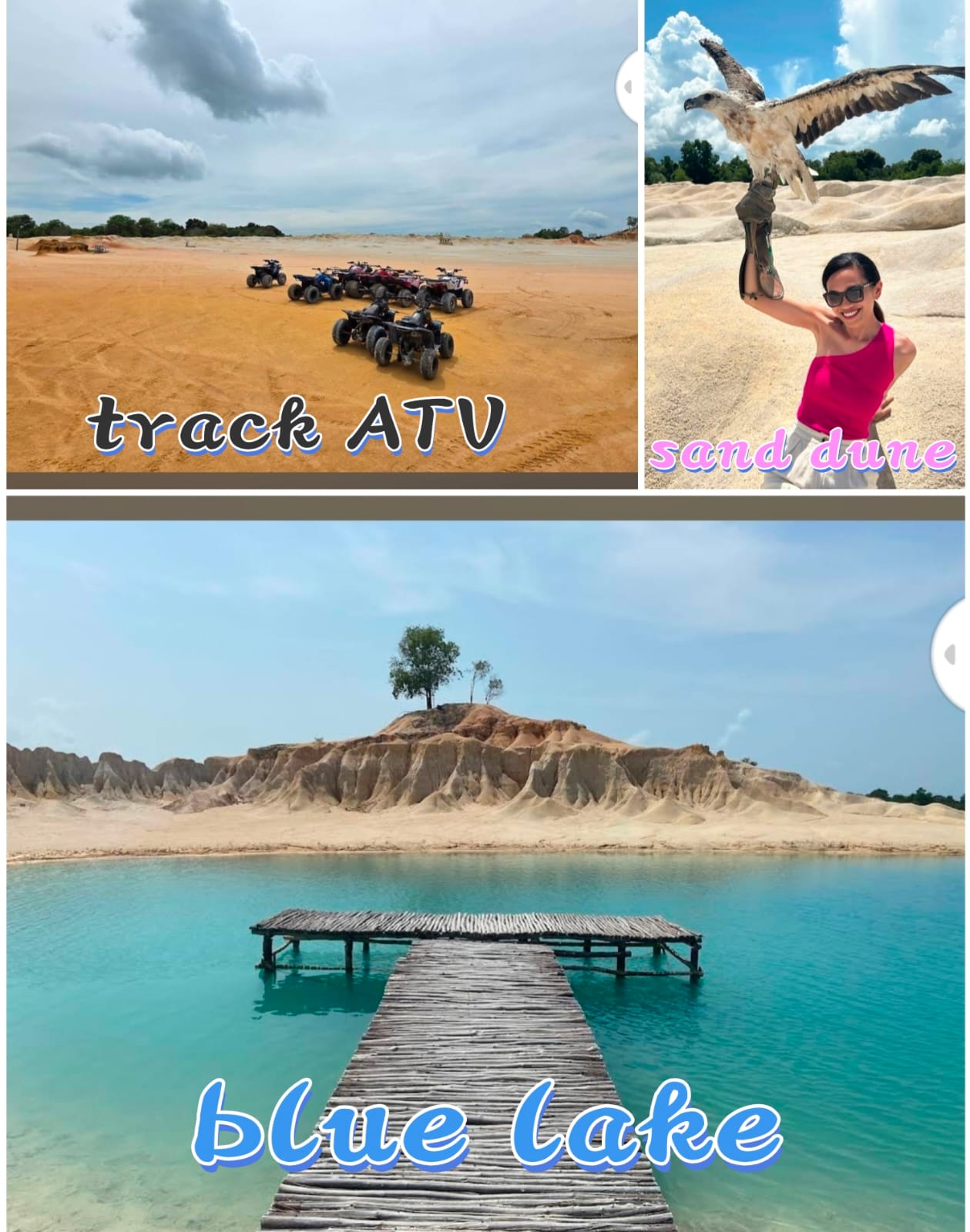 Image PACKAGE TOUR BLUE LAKE & SAND DUNE Book Now for April 1 – April 30