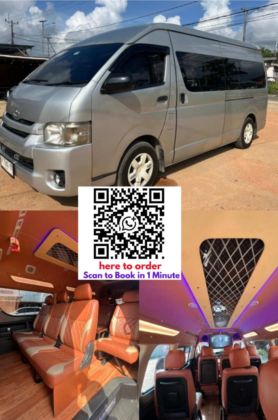 Image  CAR RENTAL MINIVAN HAICE SERVICE WITH SUPIR (1-14SEATER) BOOK NOW FOR TODAY, BOOK NOW FOR TOMORROW BOOK NOW FOR MAY (1-31MAY)