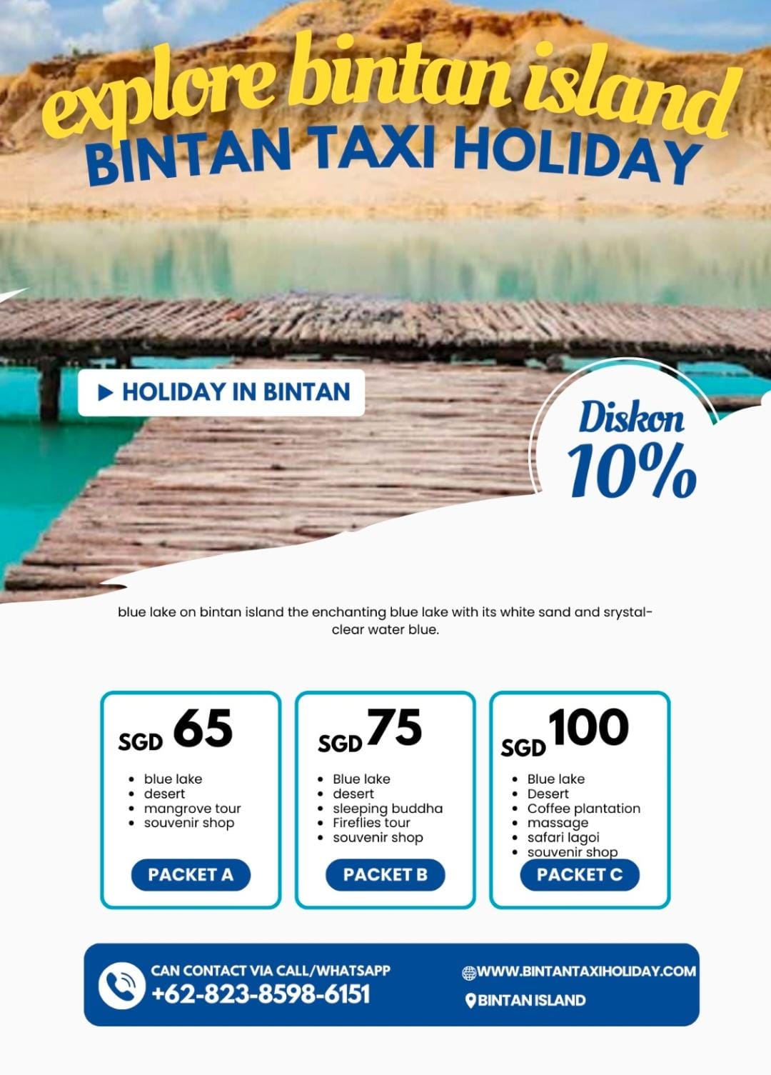 Image packet tour bintan island