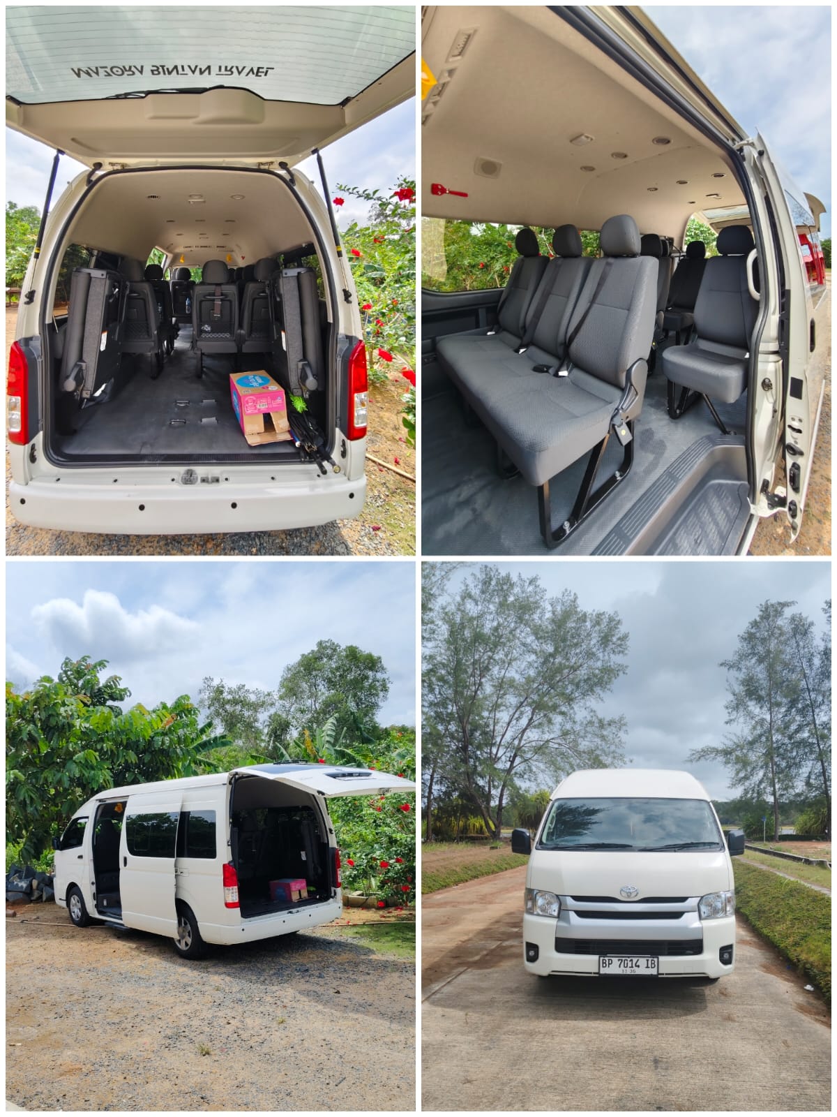 Image rental minivan haice +driver star price IDR 1000.000 (SGD 76) for more details you can contact us using call/WhatsApp: +62-823-8598-6151